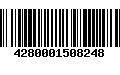 Código de Barras 4280001508248