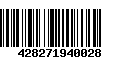 Código de Barras 428271940028