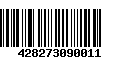 Código de Barras 428273090011