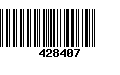 Código de Barras 428407