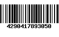 Código de Barras 4290417893050