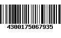 Código de Barras 4300175067935