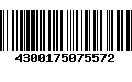 Código de Barras 4300175075572