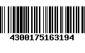 Código de Barras 4300175163194