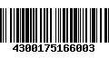 Código de Barras 4300175166003