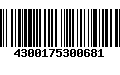 Código de Barras 4300175300681