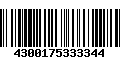 Código de Barras 4300175333344