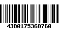 Código de Barras 4300175360760