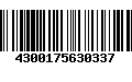 Código de Barras 4300175630337