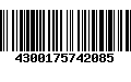 Código de Barras 4300175742085