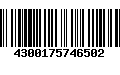 Código de Barras 4300175746502