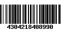 Código de Barras 4304218408990