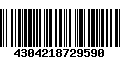 Código de Barras 4304218729590