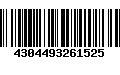 Código de Barras 4304493261525