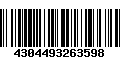 Código de Barras 4304493263598