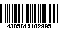 Código de Barras 4305615182995