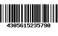 Código de Barras 4305615235790