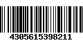 Código de Barras 4305615398211