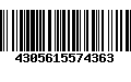 Código de Barras 4305615574363