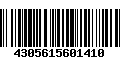 Código de Barras 4305615601410