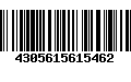 Código de Barras 4305615615462