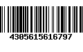 Código de Barras 4305615616797