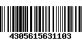 Código de Barras 4305615631103