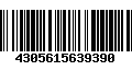 Código de Barras 4305615639390