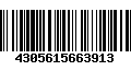 Código de Barras 4305615663913