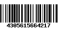 Código de Barras 4305615664217