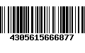 Código de Barras 4305615666877