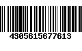 Código de Barras 4305615677613