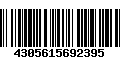 Código de Barras 4305615692395