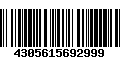 Código de Barras 4305615692999