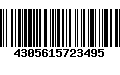 Código de Barras 4305615723495