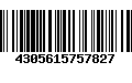 Código de Barras 4305615757827