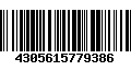 Código de Barras 4305615779386