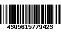 Código de Barras 4305615779423