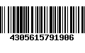 Código de Barras 4305615791906