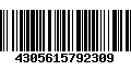 Código de Barras 4305615792309