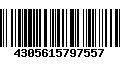 Código de Barras 4305615797557