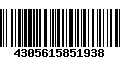 Código de Barras 4305615851938