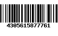 Código de Barras 4305615877761