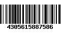 Código de Barras 4305615887586