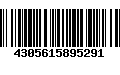 Código de Barras 4305615895291