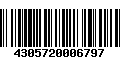 Código de Barras 4305720006797