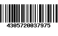 Código de Barras 4305720037975