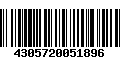 Código de Barras 4305720051896