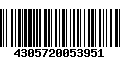 Código de Barras 4305720053951