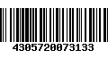 Código de Barras 4305720073133